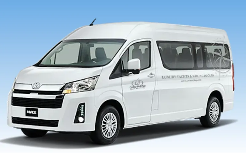 Cabo Sailing shuttle van