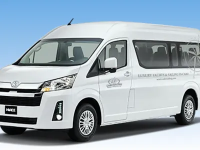 Cabo Sailing shuttle van