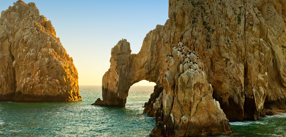 The natural rock formation, The Arch, in Cabo San Lucas, Mexico